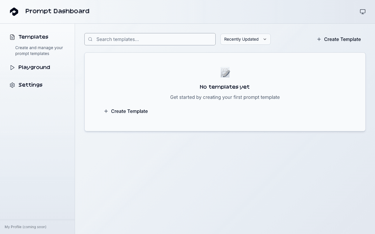 LLM Prompt Manager screenshot